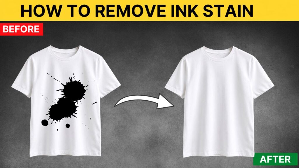 How to remove ink stain