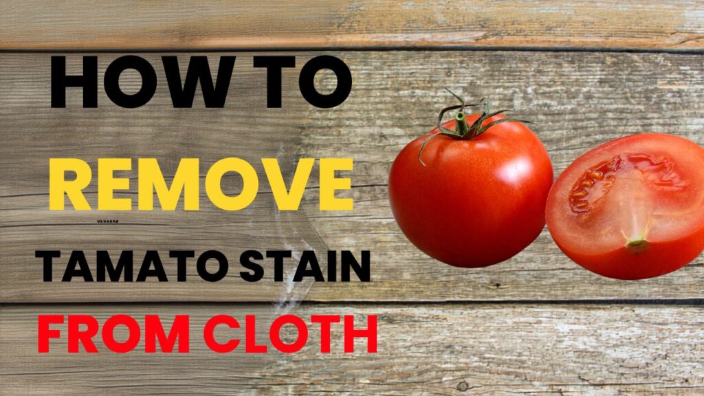 How Do You Remove Tomato Sauce Stains From Clothes