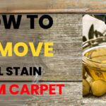 How to remove oil stain from carpet