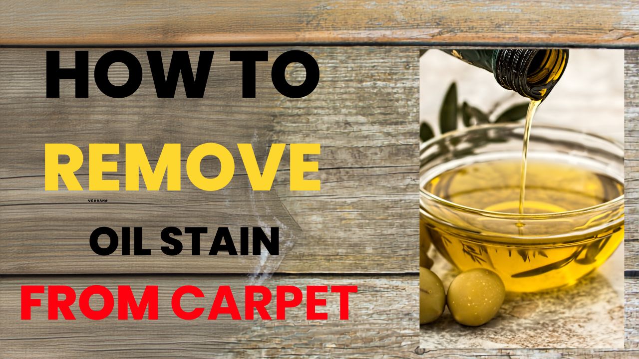 How to remove oil stain from carpet