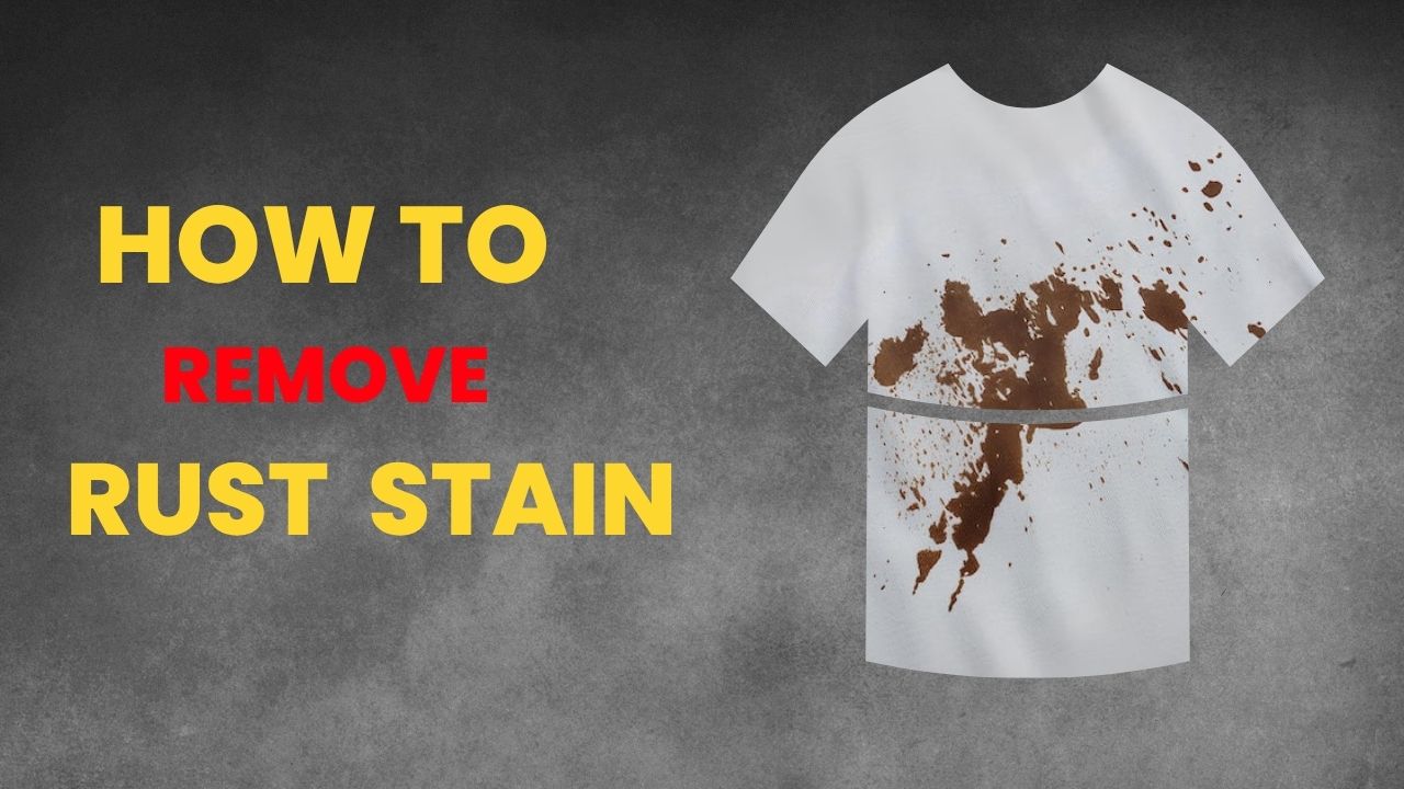 How to remove rust stain from cloth