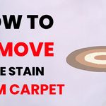 How to remove dye stain from carpet